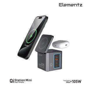 6合1磁吸式無線充電座<br>(PD-105W)
