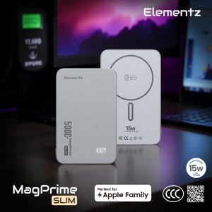 Alternative view of MagPrime Slim S5-5000mAh CCC 認證磁吸無線行動電源<br>(PMP-S5)