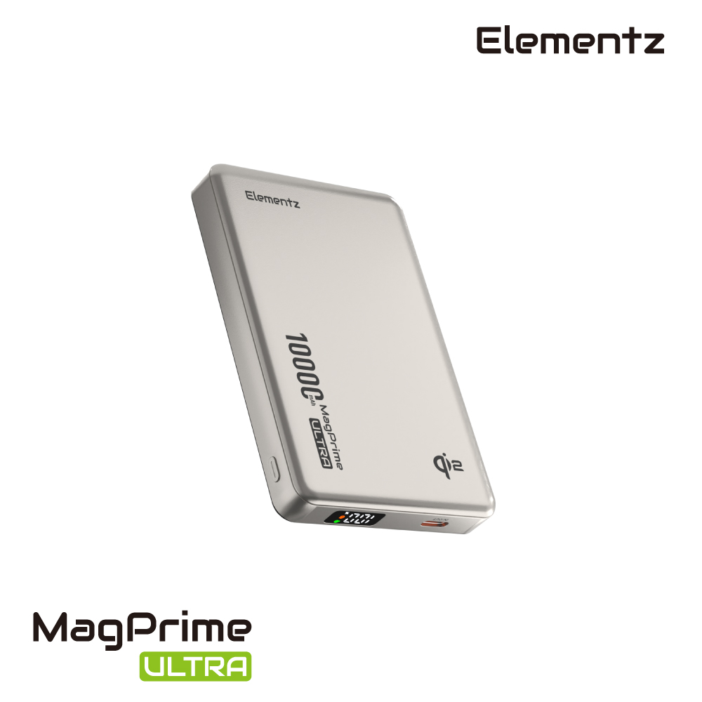 MagPrime Ultra U10-10000mAh Qi2 認證磁吸無線行動電源<br>(PMP-U10):圖片 3