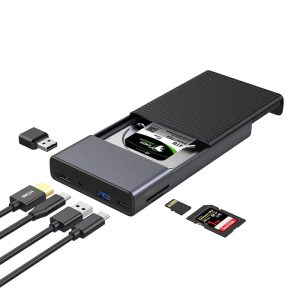 Alternative view of 7 in 1 Docking Station<br> (WS-E30)