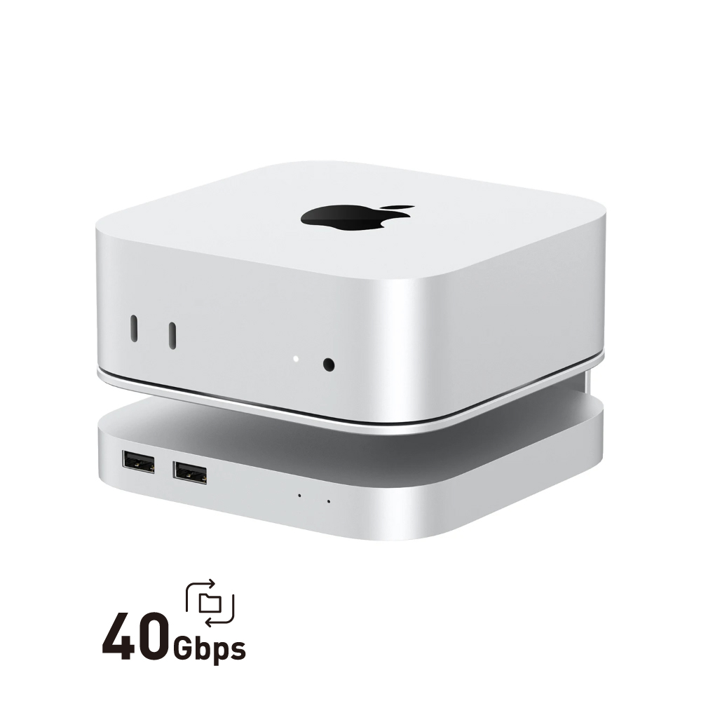 Aluminum Stand Hub<br>For Mac Mini 2024 M4/M4 Pro<br>(WS-60U4)