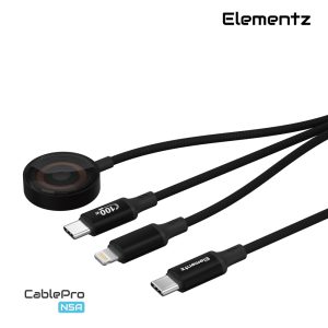 Alternative view of USB-C 100W 3 in 1 充電線<br>(N5A-12)