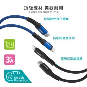 Alternative view of MFI Certified (USB-C to Lightning)<br>(NIC)